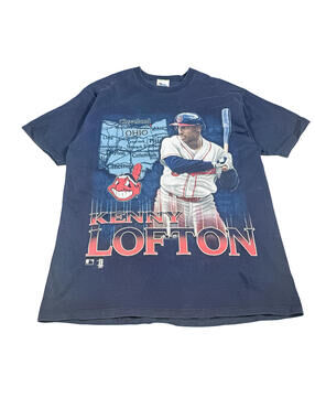 Pro Player Cleveland Indians Kenny Lofton Tee Size L